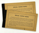 Vintage Salesman Sample Ice Fuel Coupon Book Styles Booklet - Lot Of 2 - Nos
