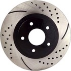 10001 Front Brake Kit With Slotted drilled Rotors And Ceramic Pads For Infiniti