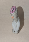 Antique 1920 s Porcelain Half Doll Pin Cushion Germany Art Deco Victorian 2 