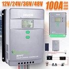 5200w Mppt Solar Charge Controller 100a 12v 24v 36v 48v App Battery Pv Regulator