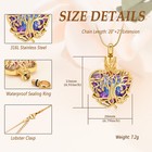 Heart Tree Of Life Urn Necklace Cremation Jewelry Keepsake Memorial Ash Jewelry