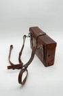 Swiss Army Military Paramedic Brown Folding Leather Bag Medic Handbag Artist
