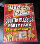 Party Tyme Karaoke Country Classics Party Pack 4 Cd g Set 64 Songs W  Case L6