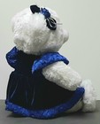 Walmart Teddy Bear Snowflake Teddy Girl 2013 Dan Dee White Bear Blue Outfit