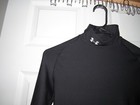 Under Armour Men s Small Black Mock Neck Compression Shirt Long Sleeve Cold Gear