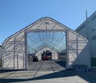 50x80x26 Dual Truss  21oz Pvc  Canvas Fabric Storage Building Shelter Barn Shop