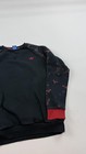 Adidas Sweatshirt Youth Xl 15-16 Black Red Crewneck Trefoil Birds Originals