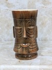 Vintage Beauce Pottery  2055 Brown Tiki Mug Westwood Style 1960s
