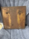 Vintage No Hunting No Firearms Metal Sign  Goose In The Middle Of The Sign  Rare