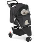 Pet Stroller Small Dogs Cats Lightweight Durable Folding Easy Maneuvering New