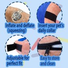 Inflatable Dog Cone Collar For Post-surgery Recovery   Soft Neck Donut Blow-up