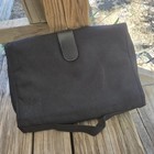 Bible Cover Tri-fold Organizer Zipper Carrying Handle Pockets Black