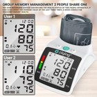 Blood Pressure Monitor For Large Arms With Voice Guidance And Portable Design