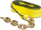 Tie Down Straps With Chain Extension 2 X 14 Ft 4 Pack 4000 Lb Wll Heavy Duty