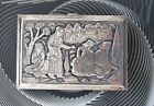 Beautiful Antique Middle Eastern Silver Figural Box By Parvaresh