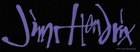 Jimi Hendrix - Signature Logo Sticker