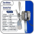 Appli Parts Apfm-161e 16w Refrigeration Condenser And Evaporator Motor 115v 60hz