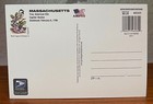  greetings From Massachusetts  37 Cent Usps 4 x6  Postcard