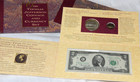 1993 Us Mint Thomas Jefferson Coinage   Currency Set W  Silver Dollar