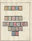 Austria 4 Album Pages Collection Classic Stamps 1850-1901 Scott Value  Over  300