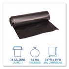 Boardwalk Low-destiny Can Liners  33 Gal  1 6 Mil  33  X 39   10 Bag roll  10 ct