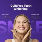 Dr dent Purple Teeth Whitening Strips     Peroxide Free  14 Count