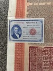 1911 China Imperial Chinese Government 5  Hukuang Railways   100 Bond   Tfel 2