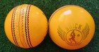 Snick Yellow  Super Soft Leather Indoor Cricket Balls  -box Of 6
