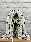 Vaughn Velocity V3 7500 Hockey Goalie Pads 34  1  Thigh Boards  New Throat Guard
