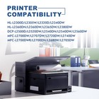 2pk Black Toner Cartridge For Brother Tn660 Tn630 Hl-l2380dw Mfc-l2700dw Printer