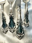 Burgundy By Reed   Barton 4 Piece Sterling Silver Flatware Place Setting