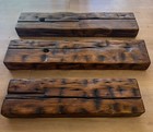 Floating Shelves Reclaimed Hand-hewn Barn Beam From Old Growth Wood  set Of 3 