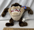Vintage 1998 Taz Tasmanian Devil Plush Warner Bros Looney Tunes
