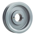 Cast Iron 6  Dual Groove Pulley Belt A Section 4l With 1-1 8  Sheave Bushing