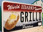 Idaho Vanity License Plate Grilld Grilled World Famous Potatoes Fries Hashbrowns