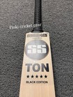 Ss Ton Black Edition Pro Grade English Willow Cricket Bat Sh