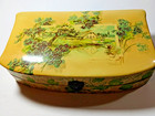 Antique Victorian Celluloid Vanity Dresser Trinket Box 1880s To 1900s 10x5x2 75 