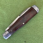 Old Vintage Camillus New York Coke Bottle Jack Pocket Knife Sword Brand Etch 