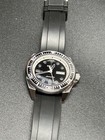 Custom Seiko5 Automatic Mod Diver Watch Nh36a-250098 Black white