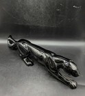 Vintage Royal Haeger Stalking Black Panther Sculpture 17    Mid Century Modern 