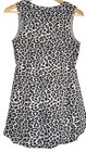 Nike Serena Williams Tennis Dress Size M Black White Animal Print 2014 Us Open