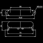 Alnico V Lipstick Tube Guitar Pickup For Stratocaster Strat Chrome Black Or Gold