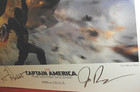 Signed Russo Brothers Captain America Winter Solider Poster Print Mcu Avengers