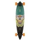 Arbor Artist Draplin Fish 37 Pintail Longboard Complete Sunrise Green Art
