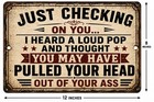 Funny Sarcastic Quote Humor Vintage Metal Tin Sign Retro Decor Bar Club Man Cave