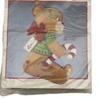 Vintage Bucilla Christmas Playful Bears   Candy Cane Bear 18    Felt Stocking Kit