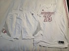 Zach Price 2012-13 Louisville Cardinals Game Worn White Out Jersey   Shorts