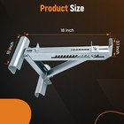 2x Ladder Jack Scaffold Extension Set 2-rung Up To 20 Inch Stable Adjustable