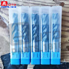 5pcs 4 Flute 1 2  X 2  X 4  Solid Carbide Roughing End Mills - Alcrsin Coated