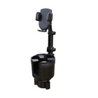 New 2 In 1 Cup Holder Phone Mount 360   Rotation Universal Car Mount Stand Cradle